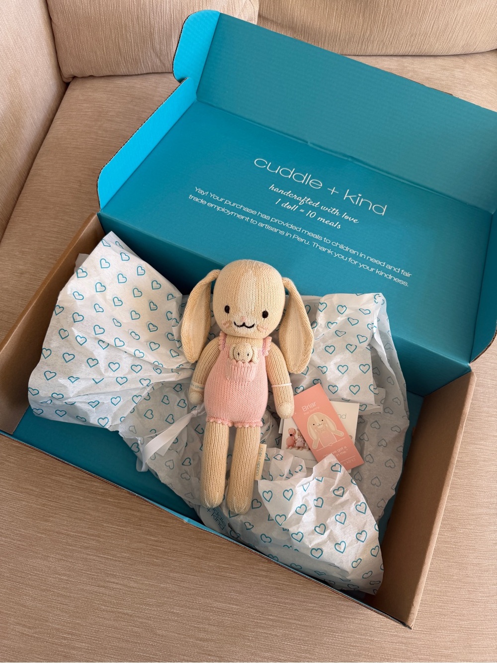 Cuddle + Kind doll 13”